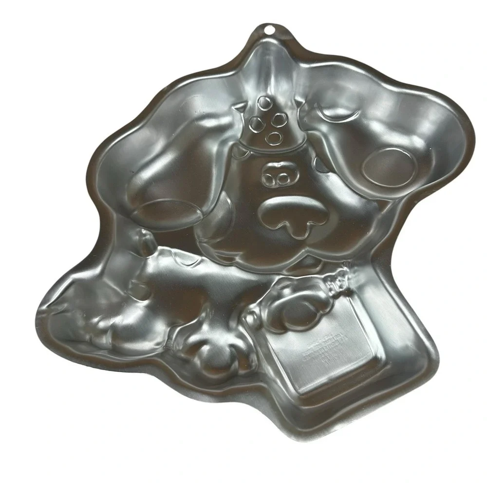 Vtg 1999 Wilton Blues Clues Dog Puppy Birthday Party Aluminum Cake Pan 2105-3060
